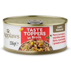 Applaws Dog Taste Toppers puszka z kurczakiem, wątrobą wołową i warzywami 156g