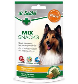 Dr Seidel Smakołyki dla psów 2w1 sierść/oddech 90g