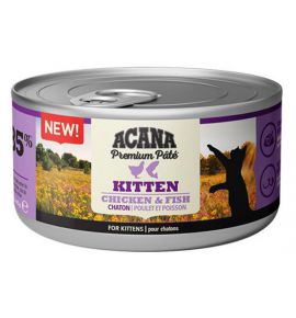Acana Cat Premium Pate Kitten Chicken & Fish puszka 85g
