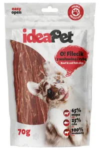 IdeaPet O! Fileciki z wołowiną i rybą 70g