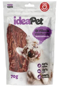 IdeaPet O! Fileciki z kaczką i rybą 70g