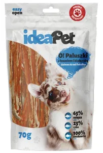 IdeaPet O! Paluszki z łososiem i białą rybą 70g