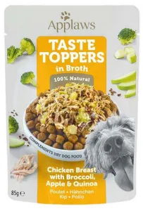 Applaws Taste Toppers Saszetka dla psa - kurczak, brokuł, jabłko i ryż w sosie 85g