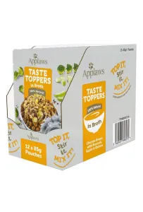 Applaws Taste Toppers Saszetka dla psa - kurczak, brokuł, jabłko i ryż w sosie 85g