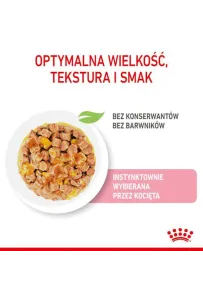Royal Canin Kitten Sterilised karma mokra w galaretce dla kociąt od 6 do 12 miesiąca życia, sterylizowanych saszetka 85g