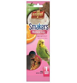 Vitapol Smakers dla papugi falistej - owocowy Weekend Style [3218]