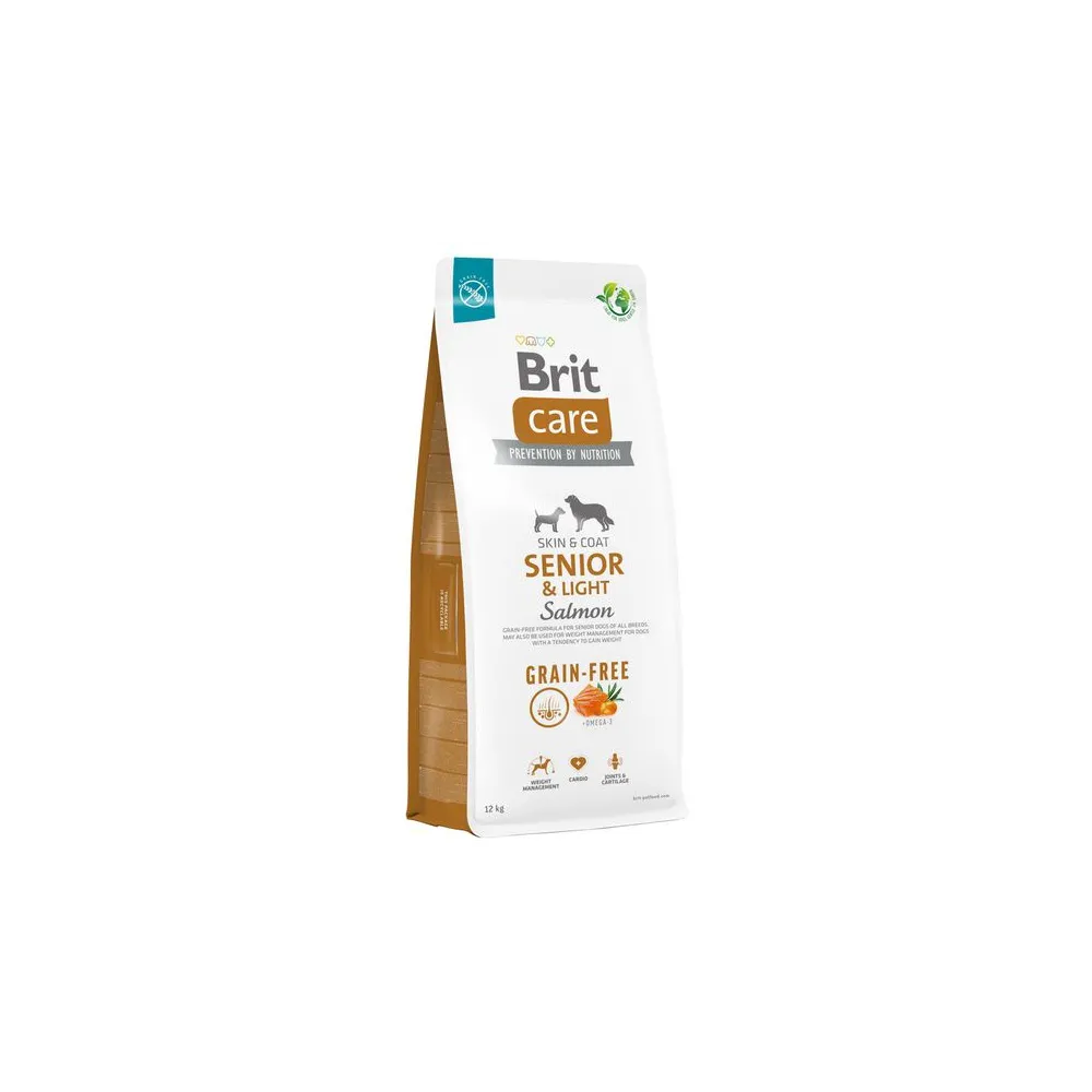 Brit Care Grain Free Senior & Light Salmon 12kg