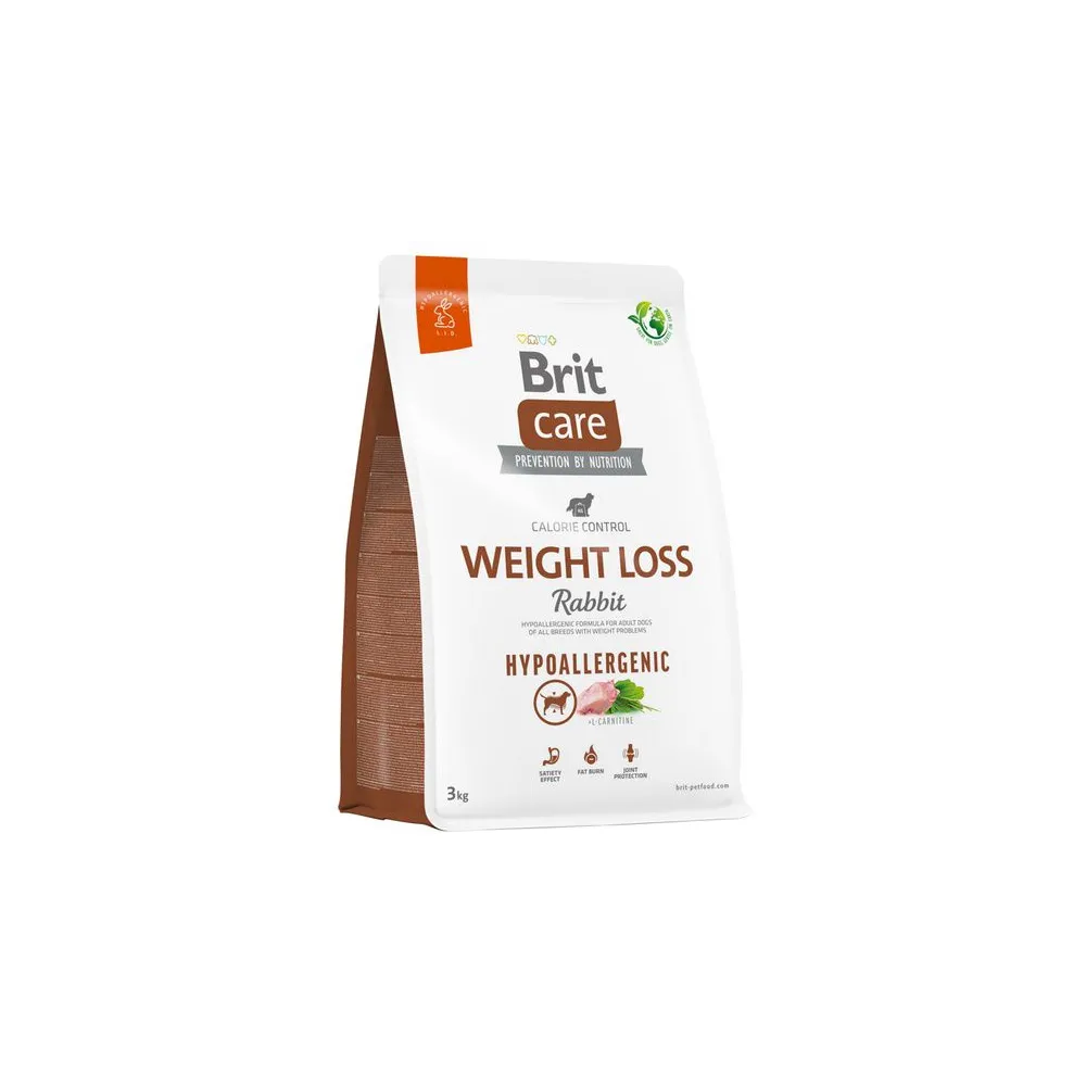 Brit Care Hypoallergenic Dog Weight Loss Rabbit 3kg