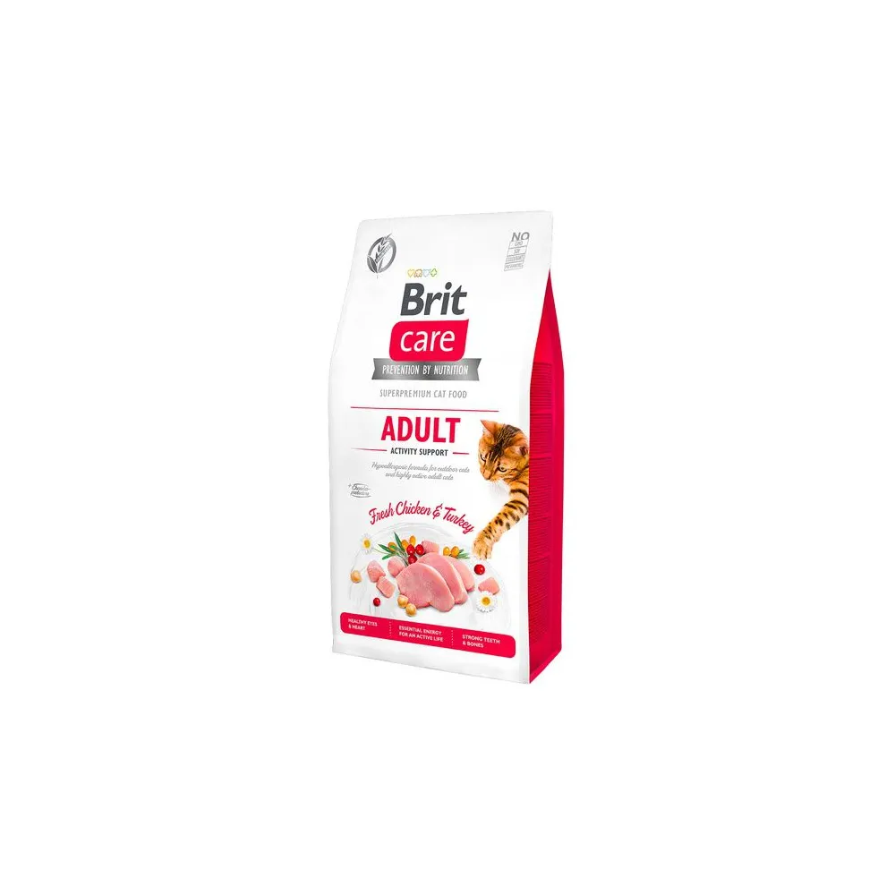 Brit Care Cat Grain Free Adult Activity Support 2kg