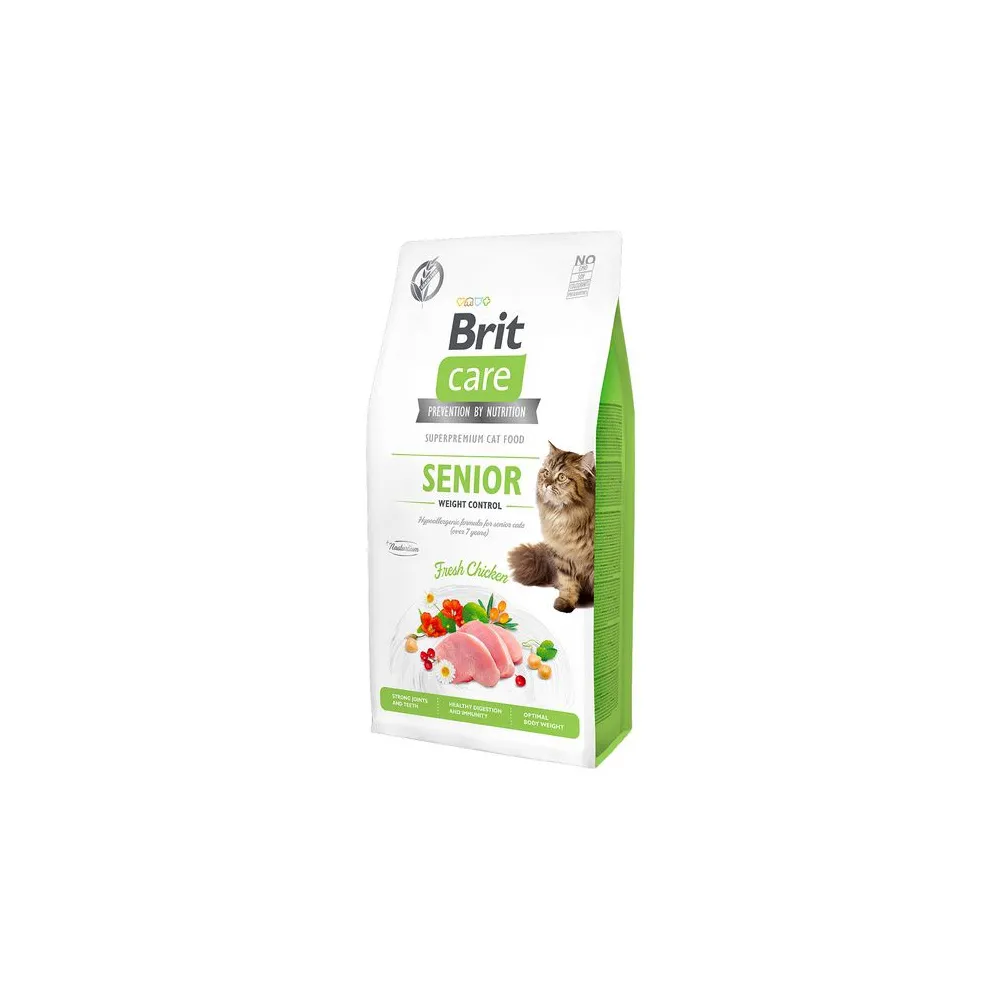 Brit Care Cat Grain Free Senior Weight Control 2kg