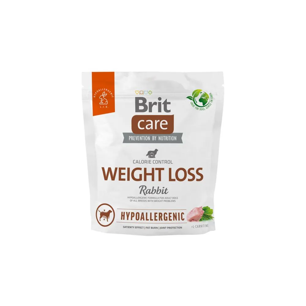 Brit Care Hypoallergenic Dog Weight Loss Rabbit 1kg