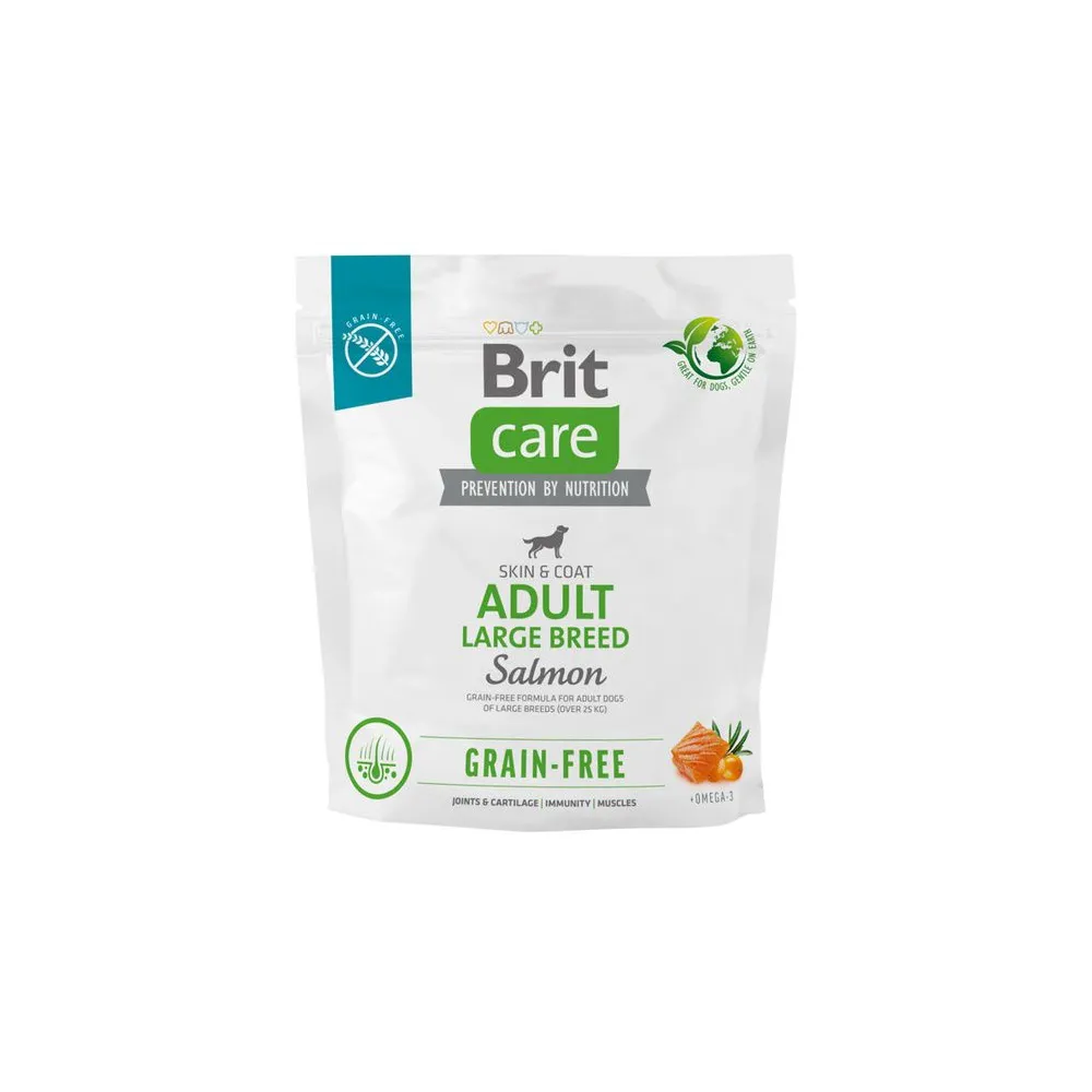 Brit Care Grain Free Adult Large Breed Salmon 1kg
