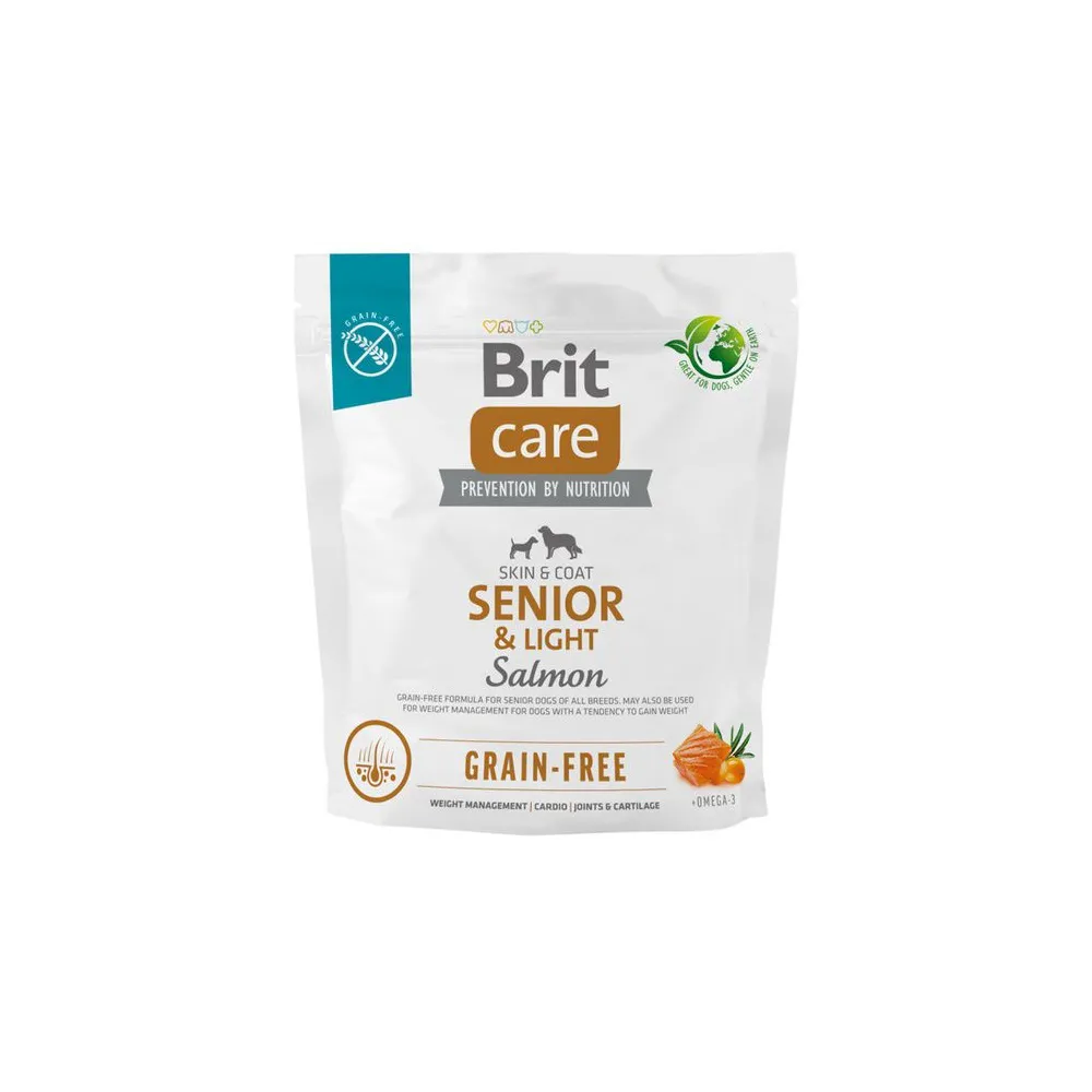 Brit Care Grain Free Senior & Light Salmon 1kg