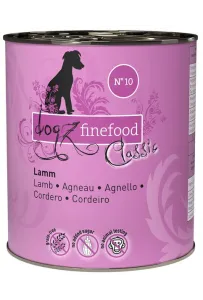Dogz Finefood Classic N.10 Jagnięcina puszka 800g