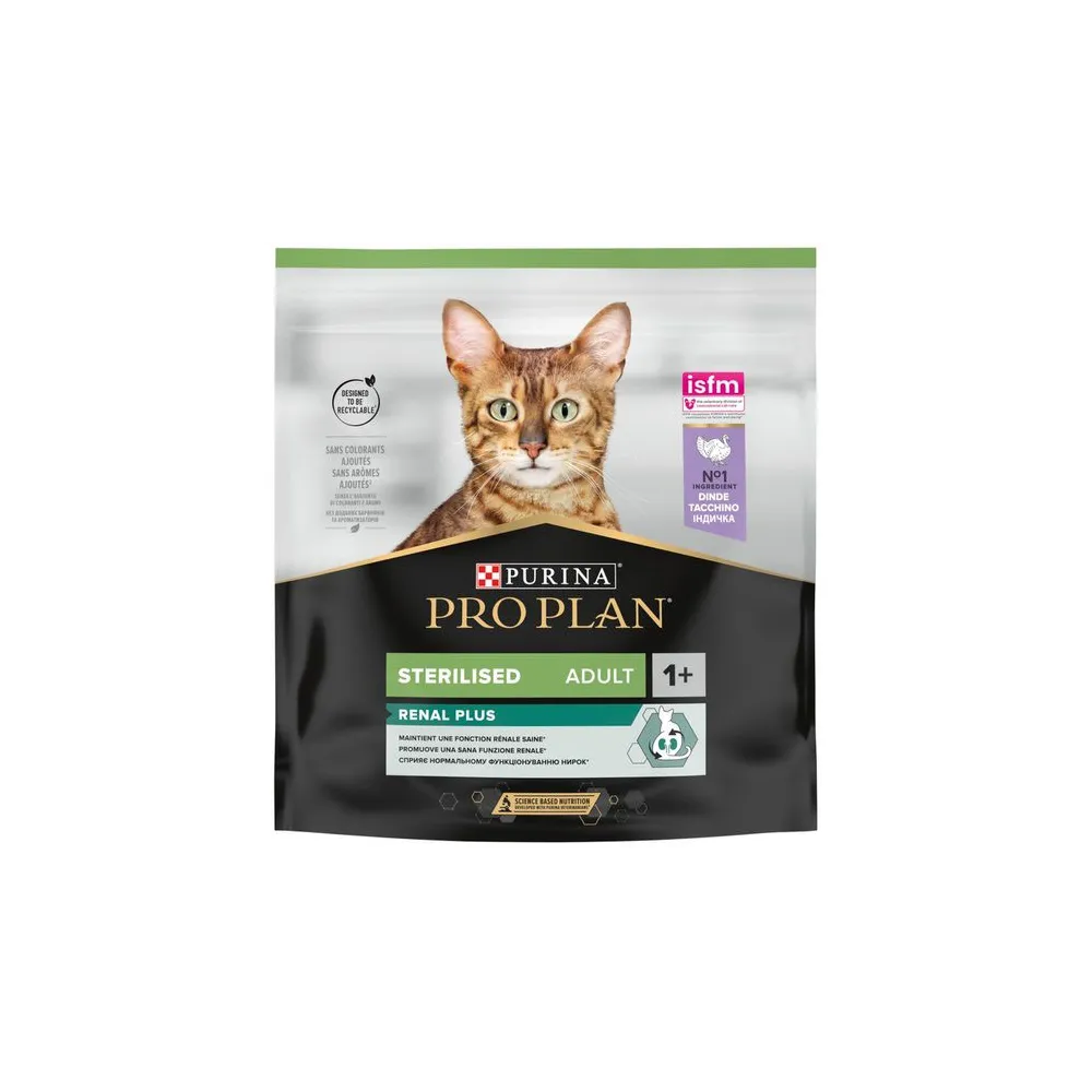 Purina Pro Plan Cat Sterilised Renal Adult Indyk 400g