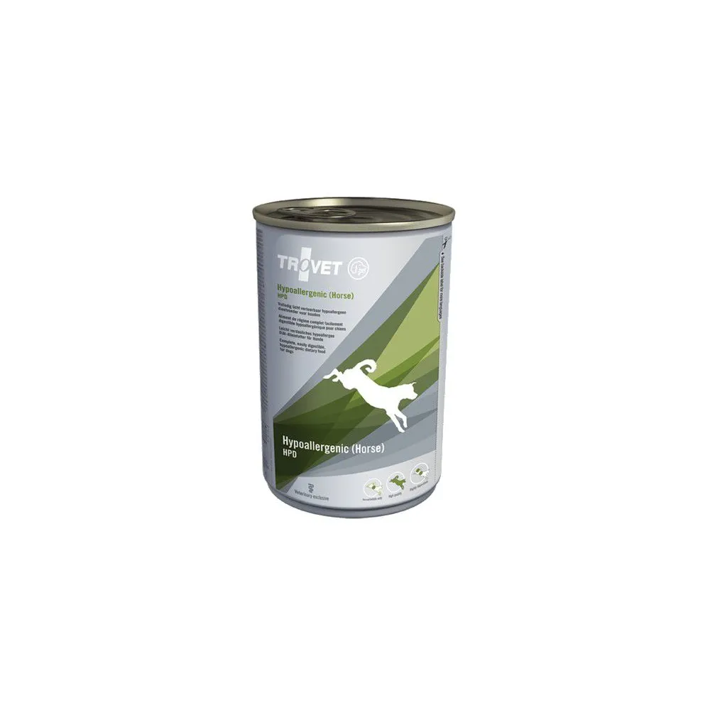 Trovet HPD Hypoallergenic Konina dla psa puszka 400g