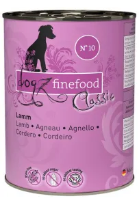 Dogz Finefood Classic N.10 Jagnięcina puszka 400g