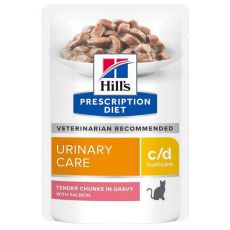Hill's Prescription Diet c/d Feline z Łososiem saszetka 85g