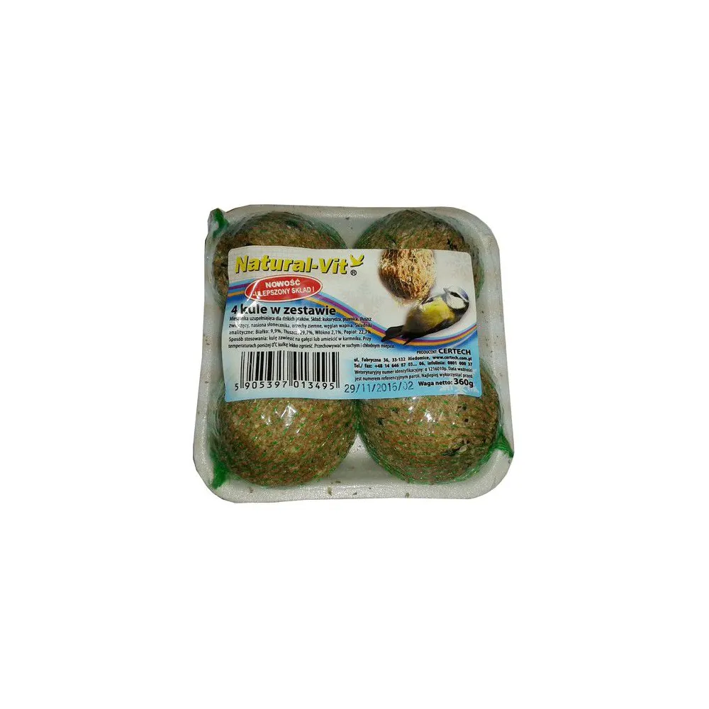 Certech Kule zimowe tacka 4szt 360g