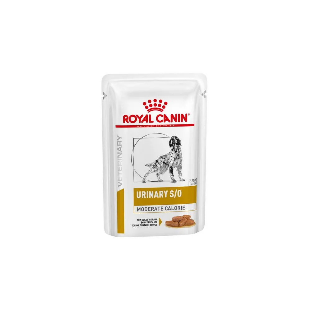 Royal Canin Veterinary Diet Canine Urinary S/O Moderate Calorie saszetka 100g