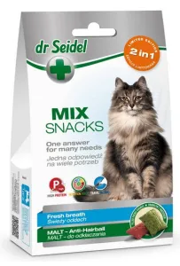 Dr Seidel Smakołyki dla kotów 2w1 malt/oddech 60g