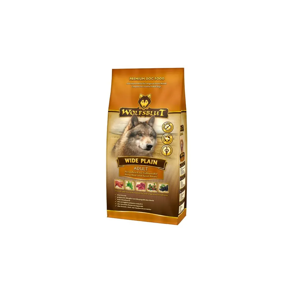 Wolfsblut Dog Wide Plain konina i bataty 12,5kg