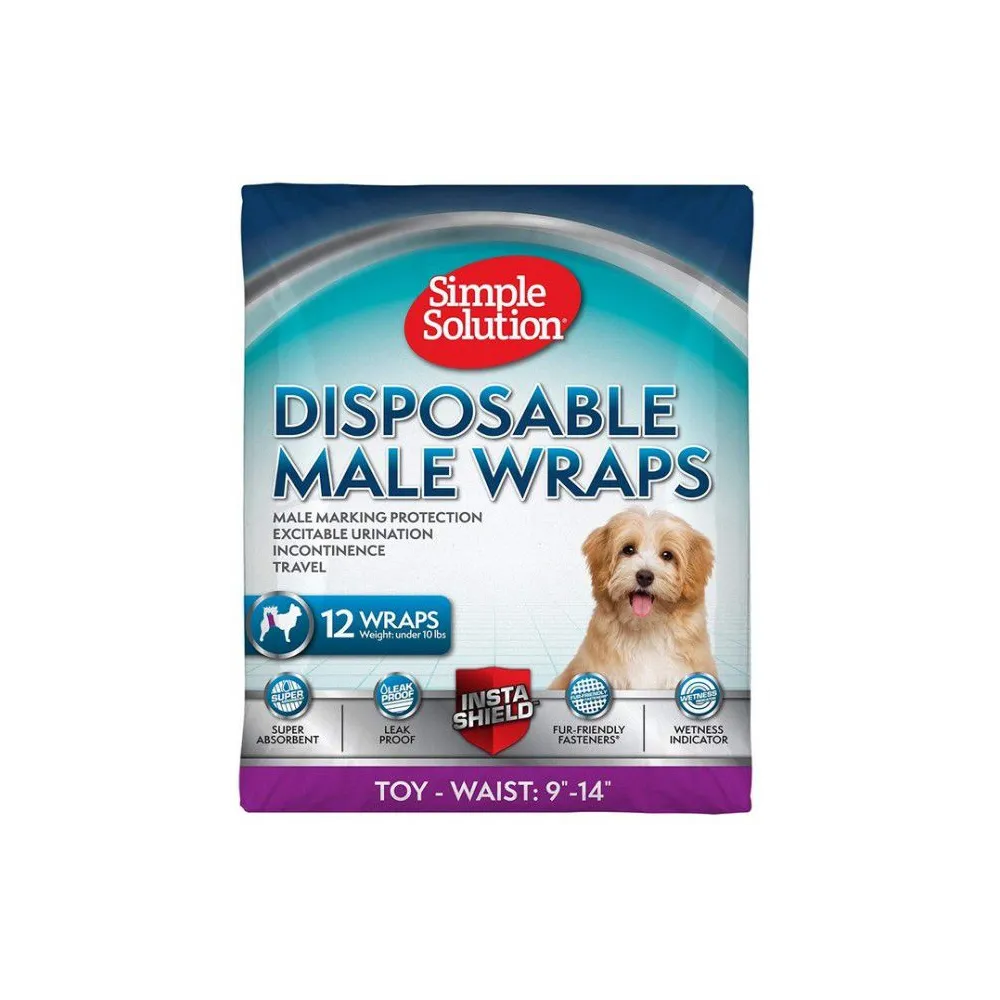 Simple Solution Pieluchy jednorazowe dla psów XS 12szt.