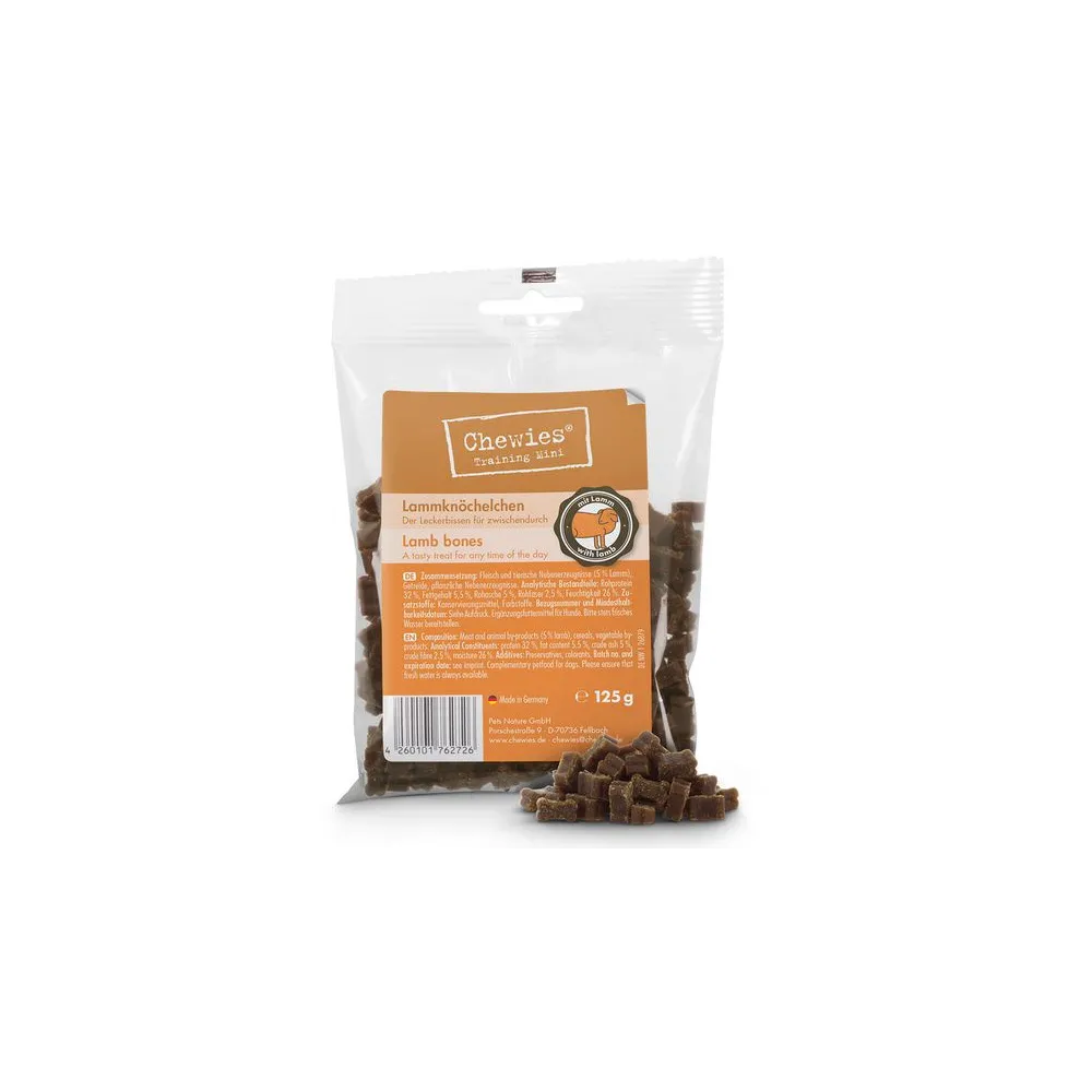 Chewies Training Kosteczki Mini Jagnięcina 125g