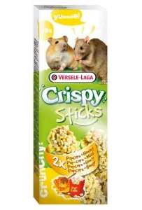 Versele-Laga Crispy Sticks Hamster & Rat Popcorn & Honey - kolby dla chomików i szczurów z popcornem i miodem 110g