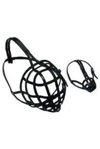 CHABA Kaganiec skórzany 5 - dla owczarka niemieckiego suki