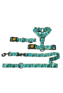 Dingo Szelki dwupaskowe Guard City - Monstera rozmiar M