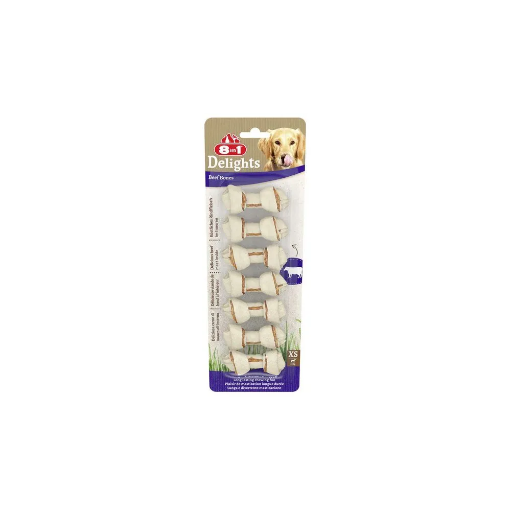 8in1 Beef Delights XS 7szt