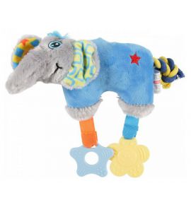 Zolux Zabawka pluszowa dla szczeniąt słoń niebieski [480080BLE]