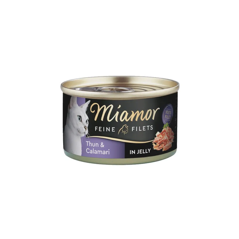Miamor Feine Filets Dose Thunfisch & Calamari - tuńczyk i kalmary 100g