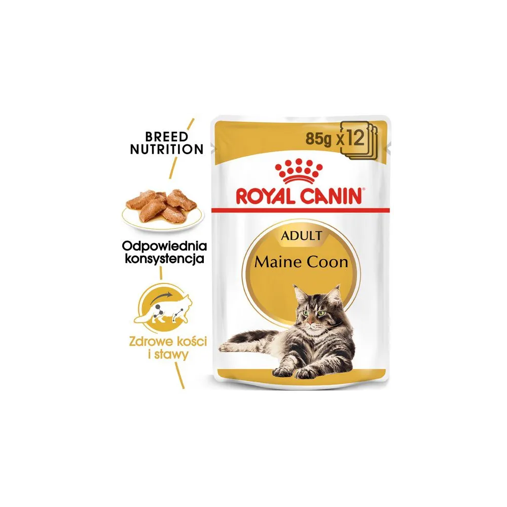 Royal Canin Maine Coon karma mokra w sosie dla kotów dorosłych rasy maine coon saszetka 85g