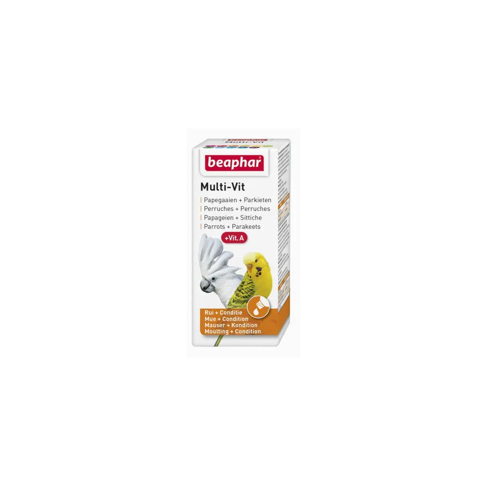 Beaphar Multi-Vit For Parrots - witaminy dla papug 20ml