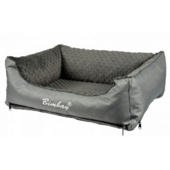 Bimbay Pokrowiec do kanapy Minky r.2 - 80x65cm szary-grafit