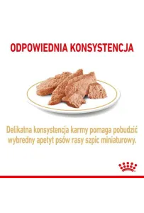 Royal Canin Pomeranian Adult karma mokra dla psów dorosłych rasy szpic miniaturowy, pasztet saszetka 85g
