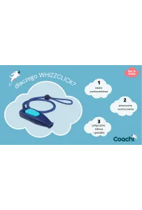 Coachi Whizzclick Gwizdek Clicker 2W1 Navy Ciemny