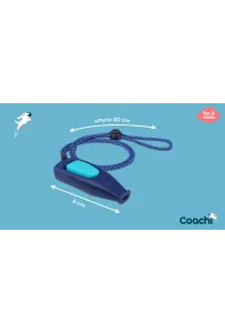 Coachi Whizzclick Gwizdek Clicker 2W1 Light Blue