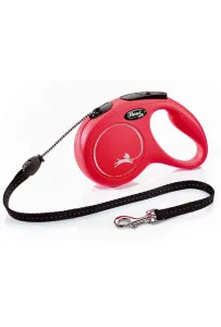 Flexi New Classic Smycz linka M 5m czerwona [FL-2603]