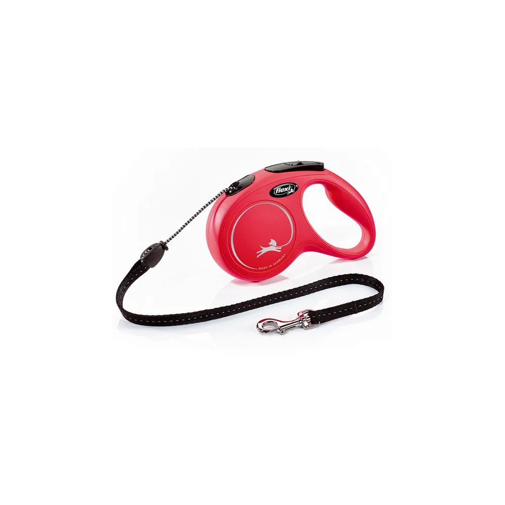 Flexi New Classic Smycz linka M 5m czerwona [FL-2603]