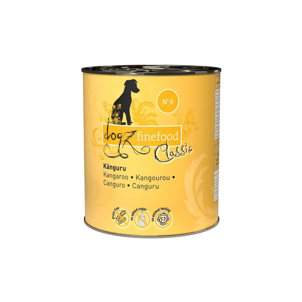 Dogz Finefood Classic N.06 Kangur puszka 800g