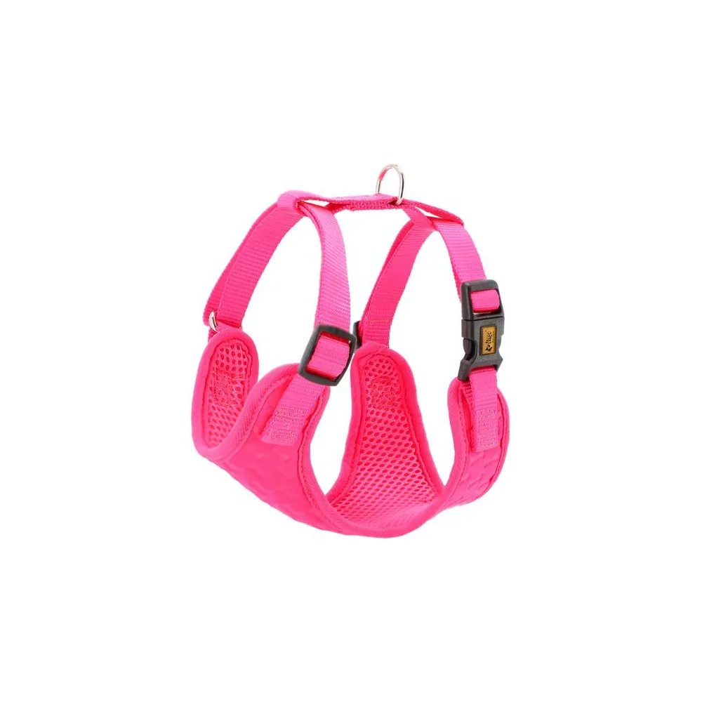 Dingo Szelki bezuciskowe z dwupaskową regulacją M różowe