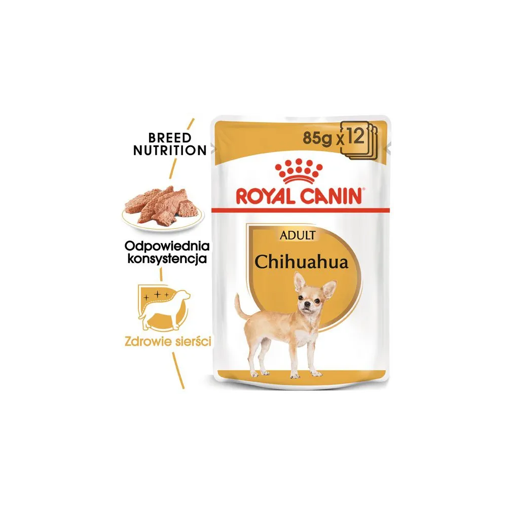 Royal Canin Chihuahua Adult karma mokra – pasztet, dla psów dorosłych rasy chihuahua saszetka 85g