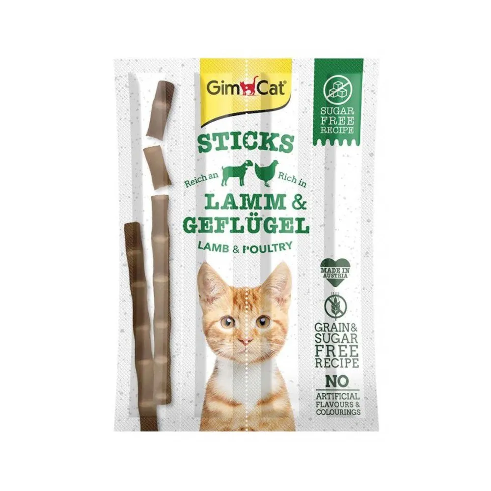 Gimcat Sticks 20G Jagnięcina&Drób 4Szt.  /24