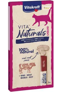Vitakraft Kot 6X15G Naturals Liquid Beef  /11