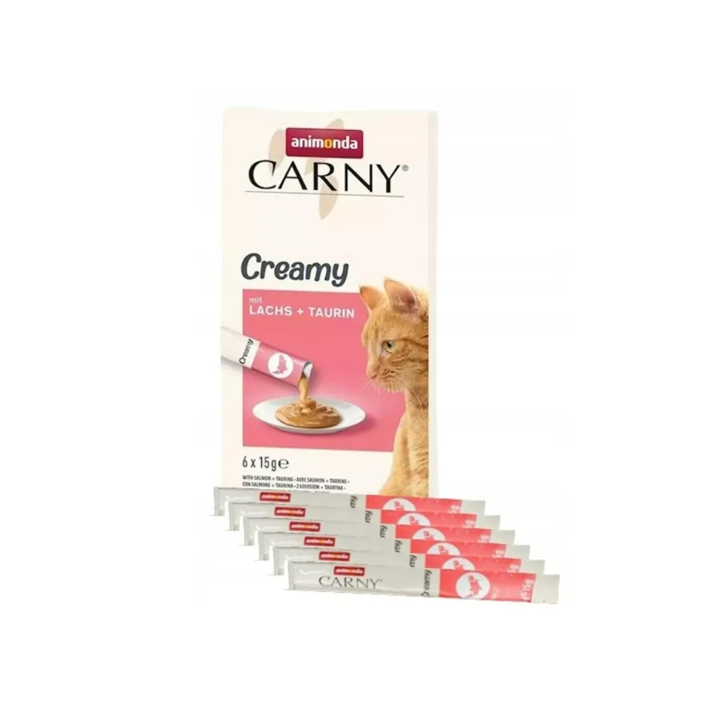 Animonda Kot Carny Creamy Adult           Łosoś/Tauryna 6X15G