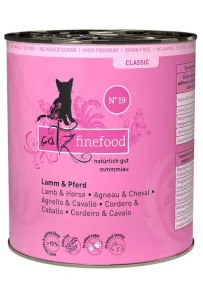 Catz Finefood Classic N.19 Jagnięcina i Konina puszka 800g