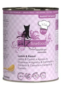 Catz Finefood Ragout N.611 Jagnięcina i Wielbłąd puszka 380g